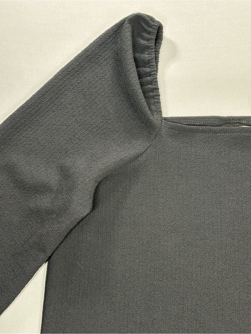 Madewell Crepe Square-Neck Puff-Sleeve Top - Womens XL - Picture 8 of 17